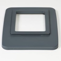 Cadre couvercle gris adapté bacs 60L 80L stockage