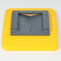 Cadre jaune pour couvercle de bac 60L 80L