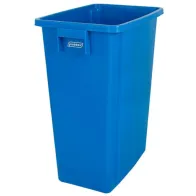 Collecteur recyclage 60L bleu pratique pour tri sélectif