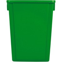 Bac de recyclage vert 60L en plastique durable