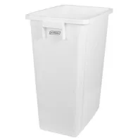 Bac collecteur recyclage blanc 60L pour tri sélectif