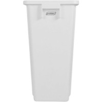 Bac 60L blanc pour collecte et recyclage des déchets
