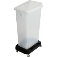 Bac de recyclage 80L translucide pratique et moderne