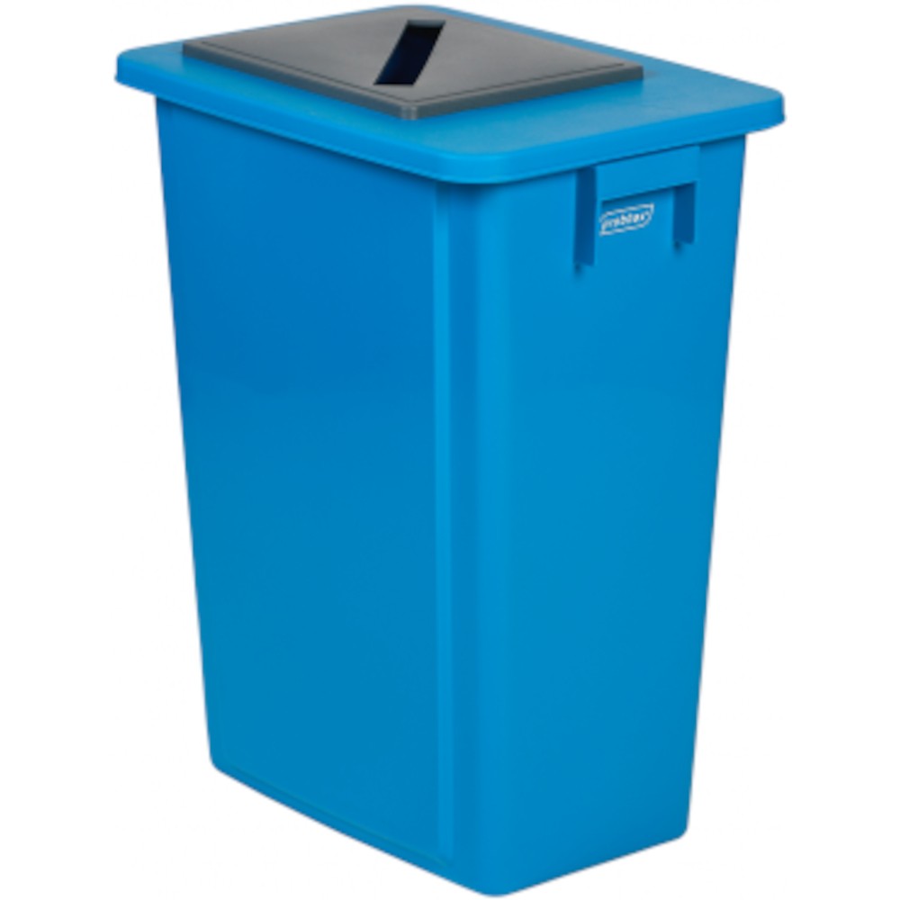 Bac recyclage 60L bleu configurable pour tri sélectif Bac recyclage 60L bleu configurable pour tri sélectif