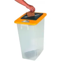 Bac recyclage 60L translucide configurable pratique et écologique