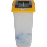 Bac recyclage 60L translucide modulaire pratique et écologique