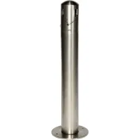 Cendrier XXL design inox noir