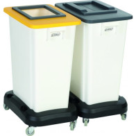 Bac recyclage blanc 60L configurable pratique et moderne
