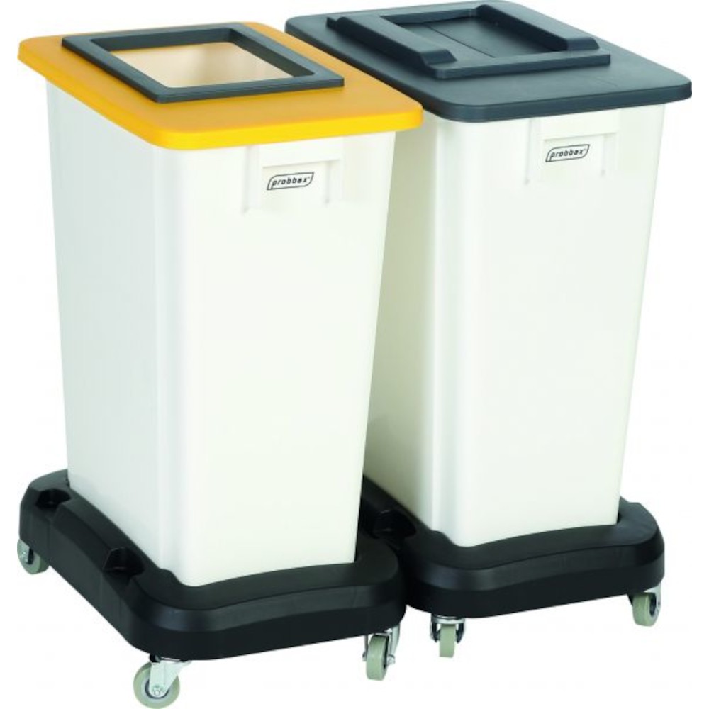 Bac recyclage blanc 60L configurable pratique et moderne Bac recyclage blanc 60L configurable pratique et moderne