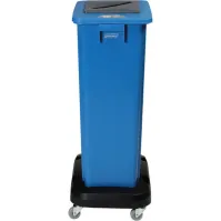 Bac recyclage 80L bleu configurable écologique pratique durable