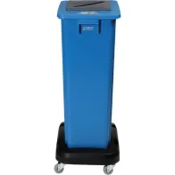 Bac recyclage 80L bleu configurable écologique pratique durable