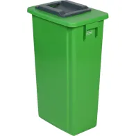 Collecteur recyclage 80L vert configurable pratique et écologique
