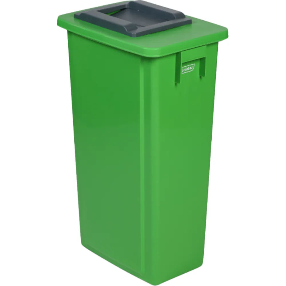 Collecteur recyclage 80L vert configurable pratique et écologique