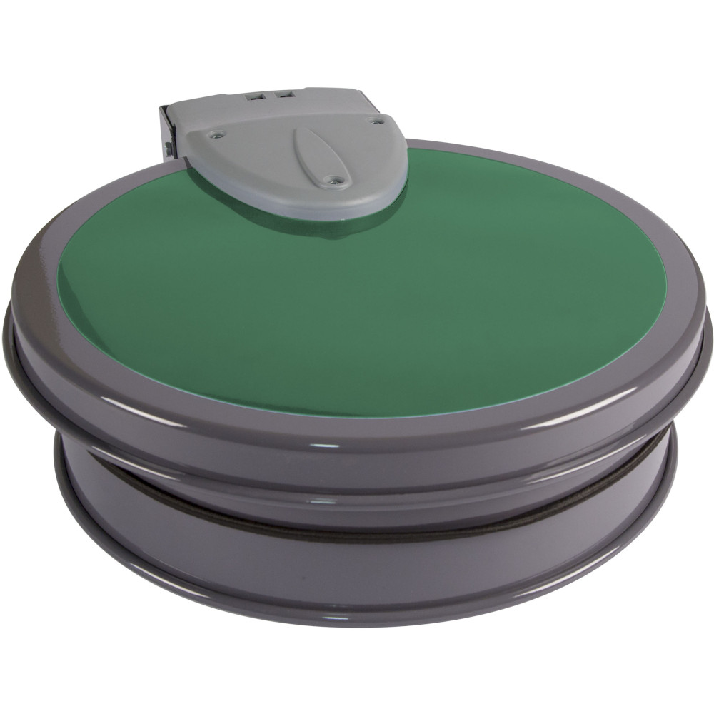 Support mural sacs-poubelle 110L couvercle vert robuste pratique Support mural sacs-poubelle 110L couvercle vert robuste pratique