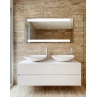 Large miroir à LED sur mesure