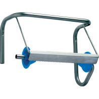 Porte-rouleau industriel mural inox robuste et moderne