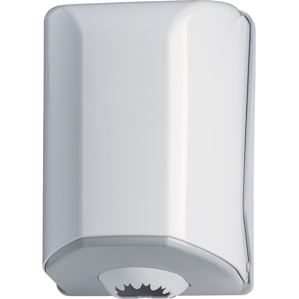 Distributeur blanc pour essuie-mains bobine dévidage central