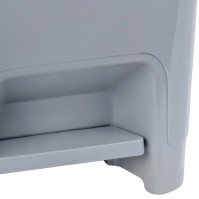 Poubelle premier prix couvercle bleu