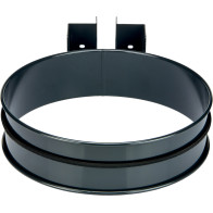 Support mural 100L gris pour sacs-poubelles