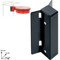 Support mural gris pour sacs-poubelles 100 litres