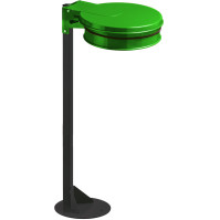 Porte sacs-poubelle vert fonctionnel et pratique sur socle