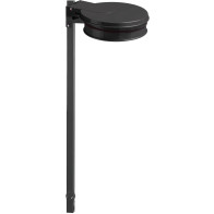 Support gris manganèse pour sacs-poubelle à sceller.