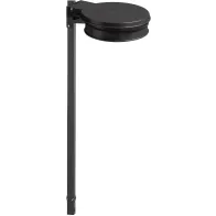 Support gris manganèse pour sacs-poubelle à sceller.