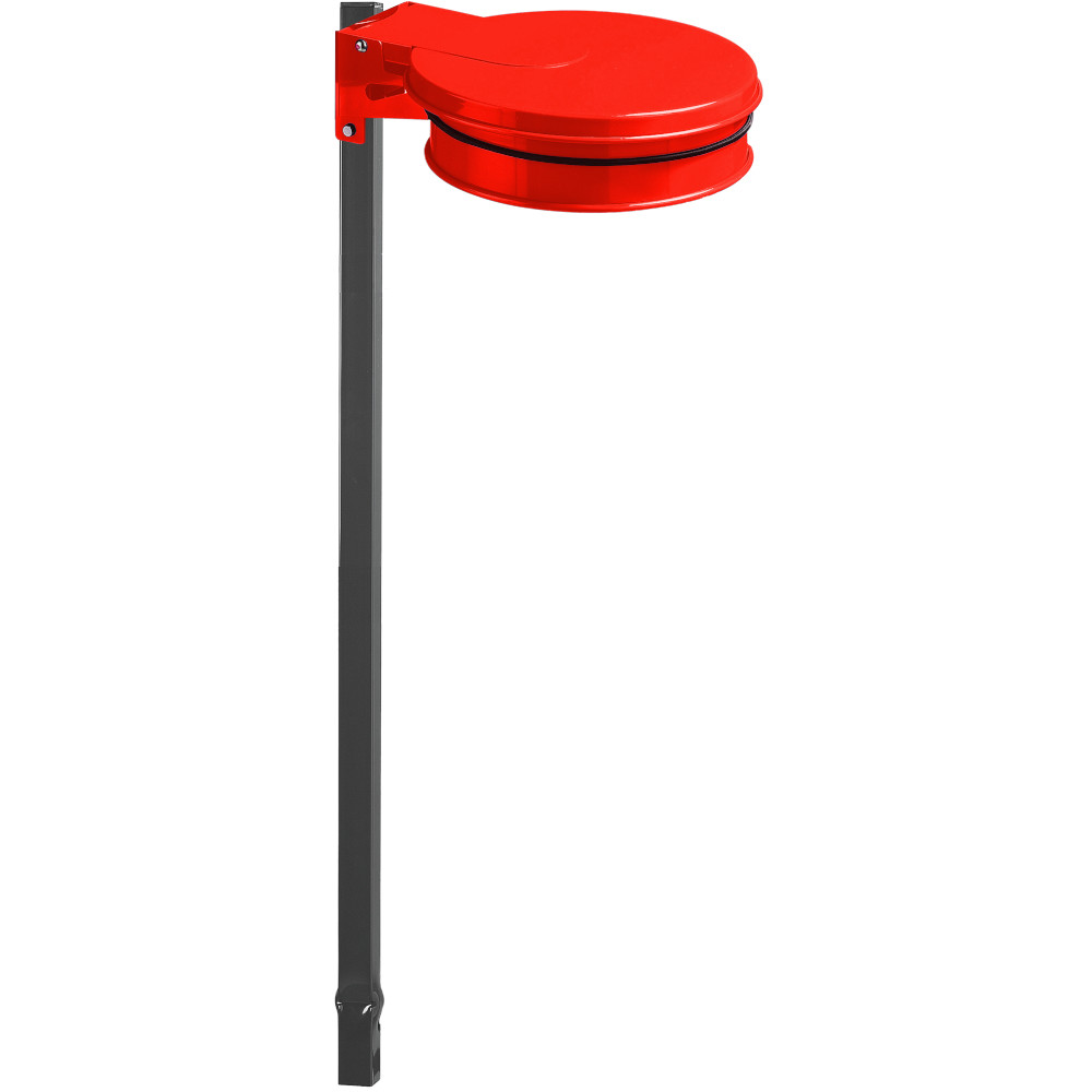 Porte sacs-poubelle rouge pratique et facile à sceller Porte sacs-poubelle rouge pratique et facile à sceller