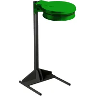 Porte sacs-poubelle vert pratique pour événements extérieurs