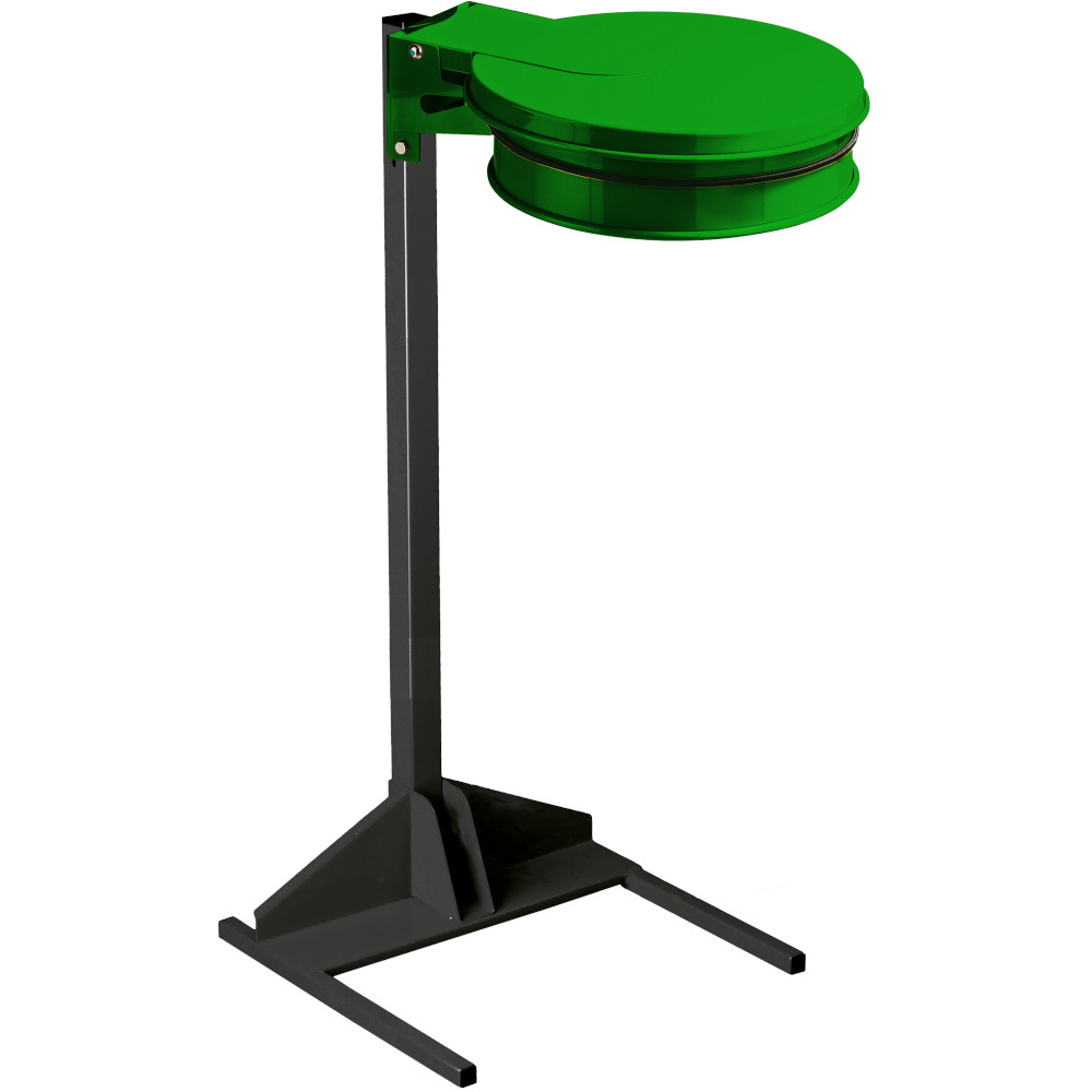 Porte sacs-poubelle vert pratique pour événements extérieurs Porte sacs-poubelle vert pratique pour événements extérieurs