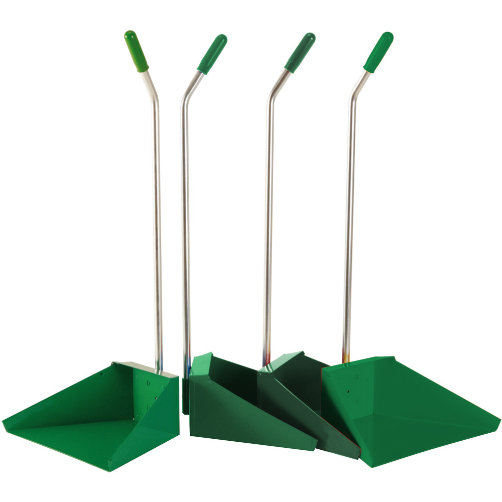 Pelle industrielle en acier vert lot de 12 pièces Pelle industrielle en acier vert lot de 12 pièces