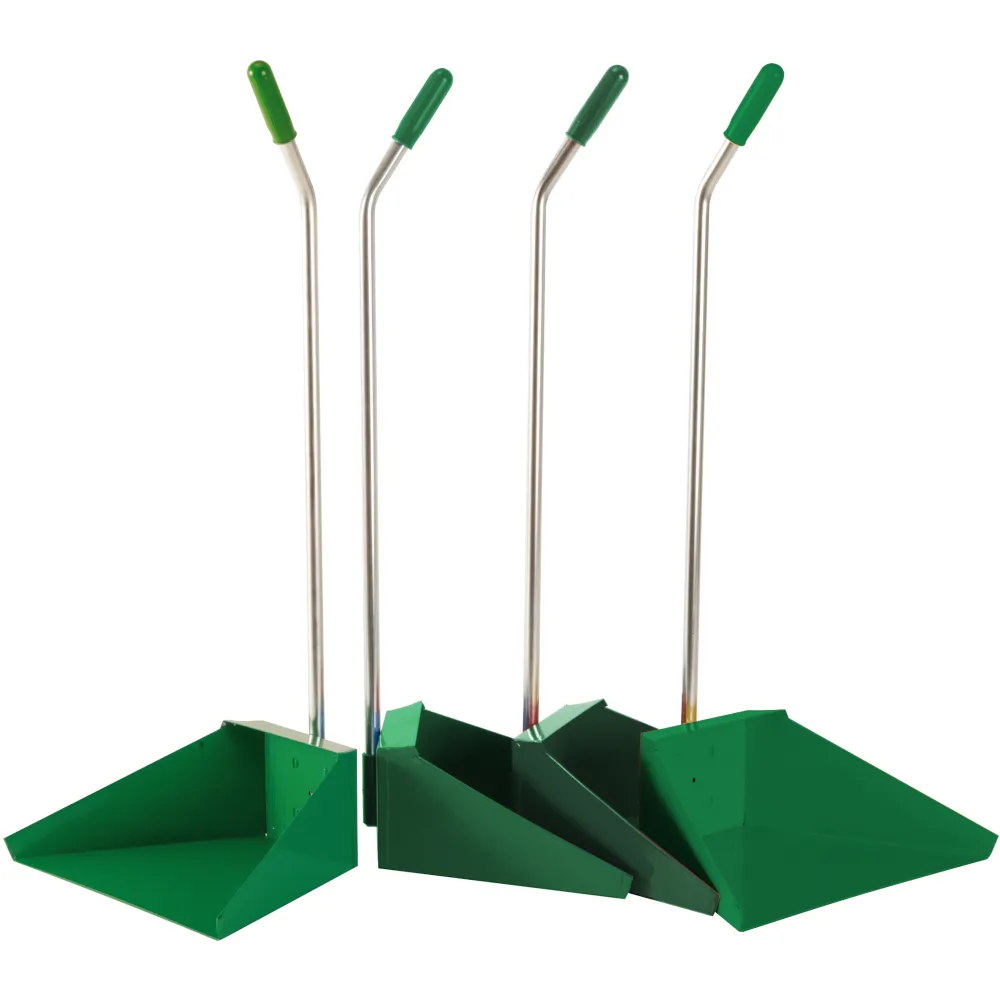 Pelle industrielle en acier vert lot de 12 pièces Pelle industrielle en acier vert lot de 12 pièces