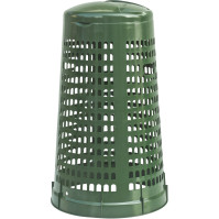 Corbeille verte pour sac pratique et fonctionnelle extérieur