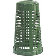 Corbeille verte pour sac pratique et fonctionnelle extérieur