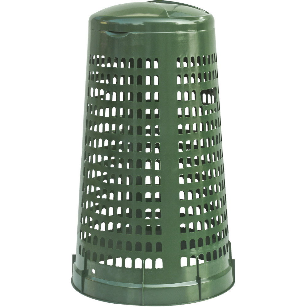 Corbeille verte pour sac pratique et fonctionnelle extérieur Corbeille verte pour sac pratique et fonctionnelle extérieur
