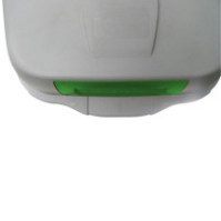 Conteneur plastique 100L gris-vert trappe basculante recyclé