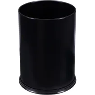 Corbeille papier noire 12L classique élégante et fonctionnelle