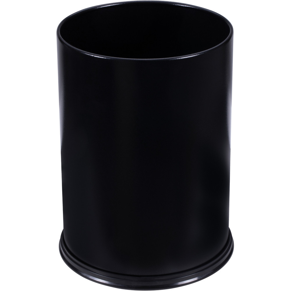 Corbeille papier noire 12L classique élégante et fonctionnelle Corbeille papier noire 12L classique élégante et fonctionnelle