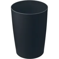 Corbeille plastique ignifuge 8L noire élégante et pratique