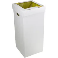 Poubelle recyclage carton 100L écologique pratique durable bureau