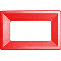 Poubelle carton 42L rouge écologique moderne