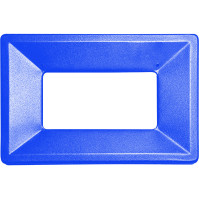Cadre métallique bleu durable écologique réutilisable