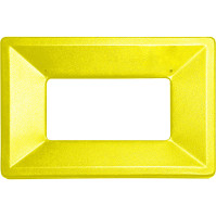 Cadre métallique jaune élégant et écologique