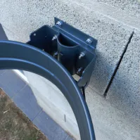 Fixation support sac poubelle anthracite