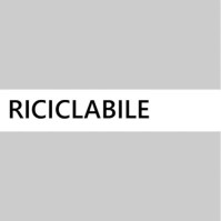 Adhésif Recyclable lettre noir italien