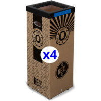 Poubelle en carton 100L recyclage efficace robuste