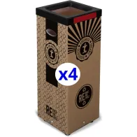 Poubelle carton biodégradable 100L écoresponsable pratique