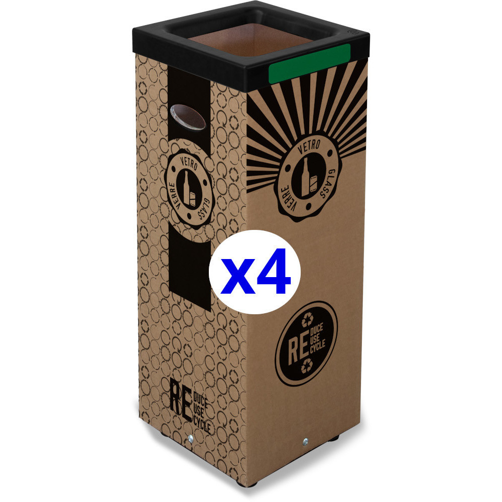 Poubelle carton verre 60L écologique et pratique Poubelle carton verre 60L écologique et pratique