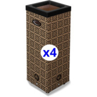 Poubelle carton 60L écologique et design