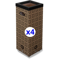 Poubelle carton 60L écologique et design